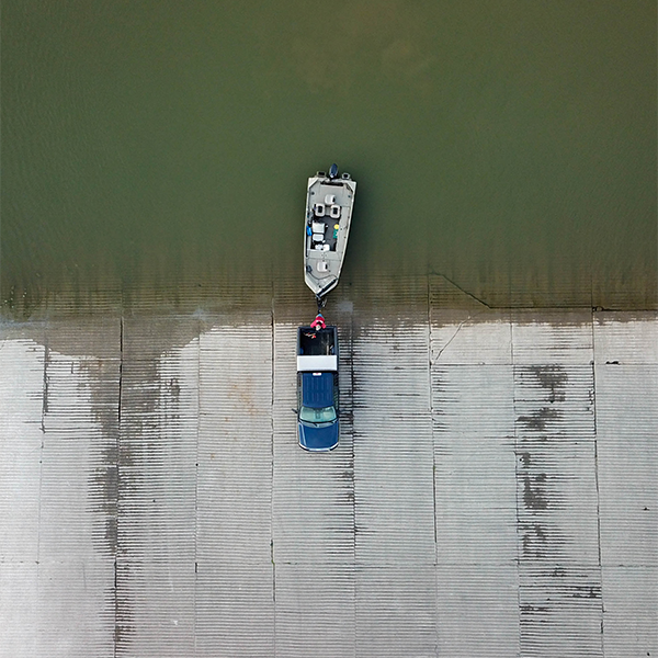 Retrieving a boat 101.