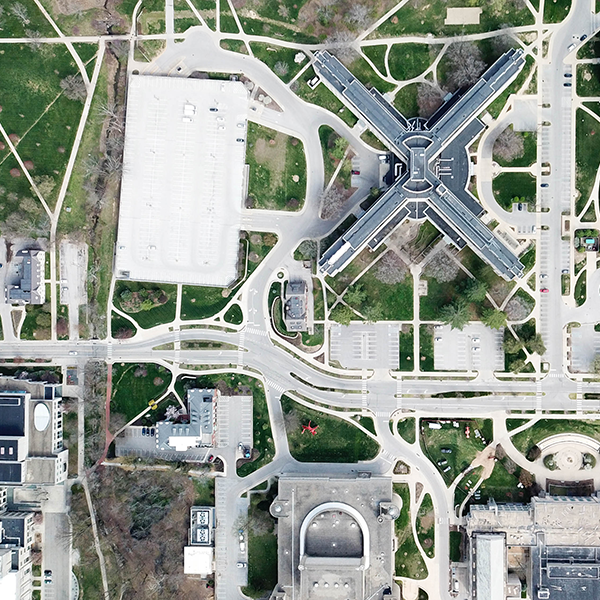 N. Jordan Avenue. A cyclist's pothole nightmare