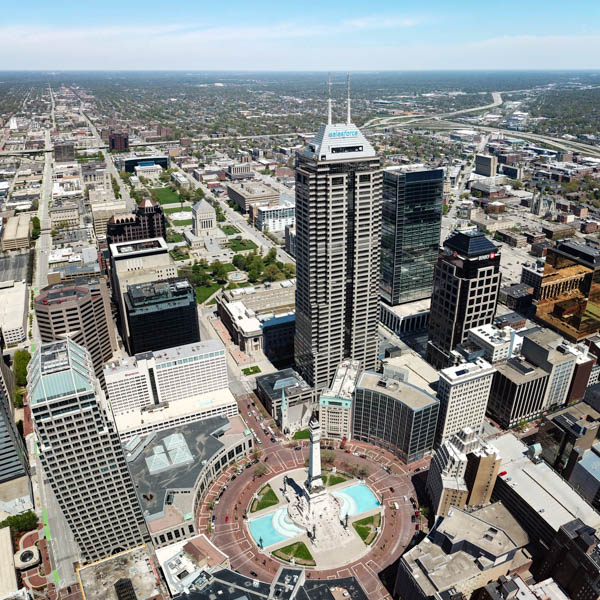 Salesforce Tower - the tallest building in Indiana