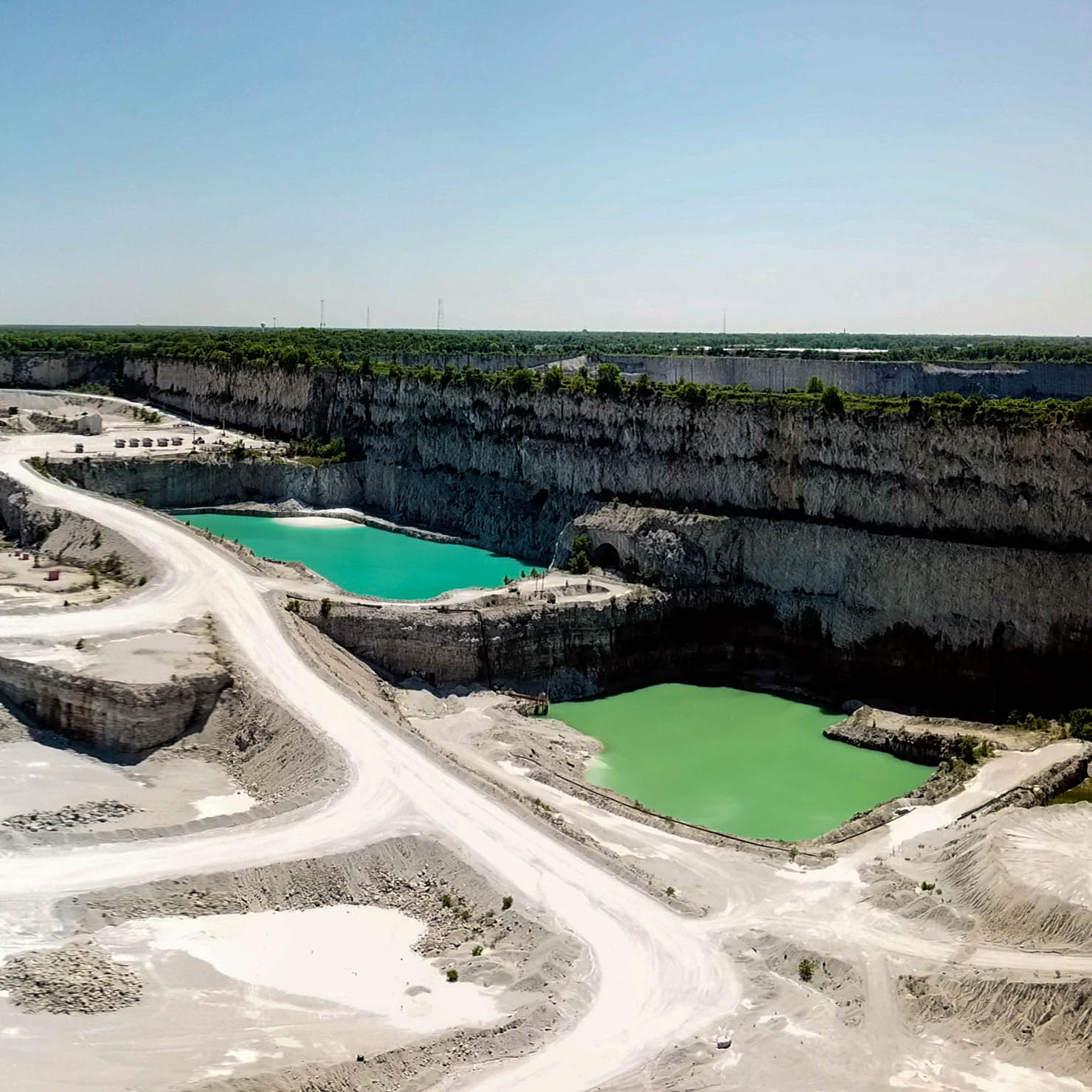 Panorama of the main quarry