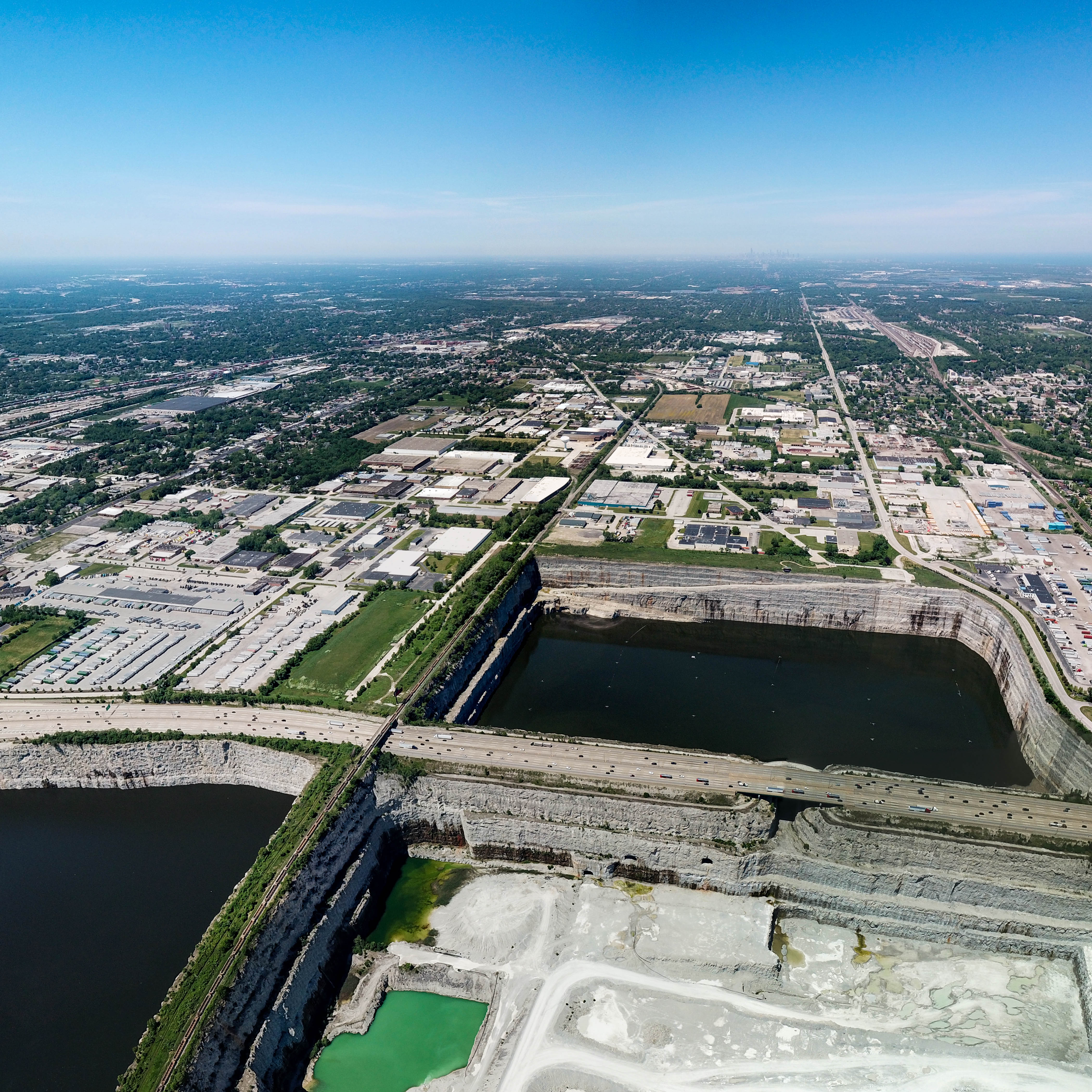 The metro area has expanded to surround the quarry since it opened in 1928